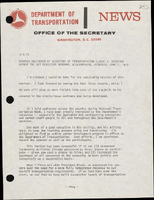 Remarks Delivered by Secretary of Transportation Claude S Brinegar Before the DOT Executive Seminar