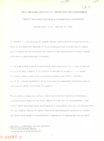 Safety Regulations from a Government Viewpoint Speech by Office of Pipeline Safety Deputy Director Joseph C Caldwell