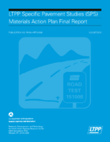 LTPP Specific Pavement Studies SPS Materials Action Plan Final Report
