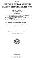 Uniform Motor Vehicle Safely Responsibility Act