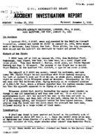 Investigation of Aircraft Accident SWIFLITE AIRCRAFT CORPORATION SMITHTOWN NEW YORK 19560126