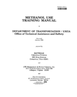 Methanol Use Training Manual