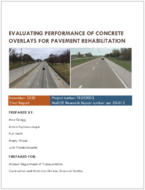 Evaluating Performance of Concrete Overlays for Pavement Rehabilitation