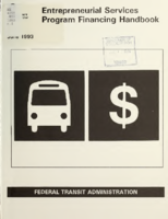 Entrepreneurial services program financing handbook