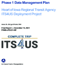 Phase 1 Data Management Plan Heart of Iowa Regional Transit Agency ITS4US Deployment Project