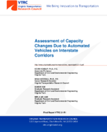 Assessment of Capacity Changes Due to Automated Vehicles on Interstate Corridors