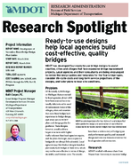 ReadytoUse Designs Help Local Agencies Build CostEffective Quality Bridges Research Spotlight