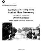 HighwayRail Crossing Safety Action Plan Summary