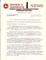 Department of Transportation News Urban Mass Transportation Administration DOT 12271
