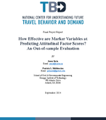 How Effective are Marker Variables at Predicting Attitudinal Factor Scores An Outofsample Evaluation