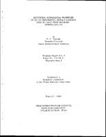 Additional Rheological Properties of 85100 Penetration Asphalt Cements Used in Field Tests Initiated During 196364