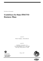 Guidelines for State ITSCVO Business Plans