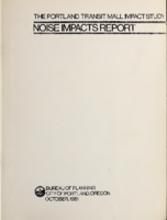 The Portland Transit Mall Impact Study  Noise Impact Report