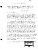 Interstate Commerce Commision Report of the Accident  Investigation Occuring on the WESTERN PACIFIC RAILROAD DAVID CA