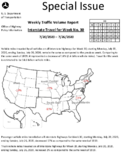 Special Issue  Weekly Traffic Volume Report Interstate Travel for Week No 30