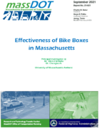 Effectiveness of Bike Boxes in Massachusetts