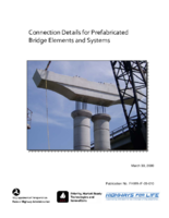 Connection details for prefabricated bridge elements and systems