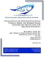 Evaluation of the Enhanced Integrated Climatic Model for modulusbased construction specification for Oklahoma pavements