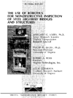 The use of robotics for nondestructive inspection of steel highway bridges and structures interim report