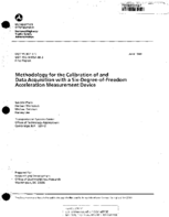 Methodology for the Calibration of the Data Acquisition with a SixDegreeofFreedom Acceleration Measurement Device