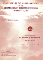 Proceedings of the Second Conference on the Climatic Impact Assessment Program November 1417 1972