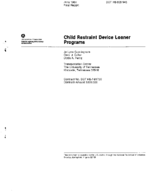 Child Restraint Device Loaner Programs