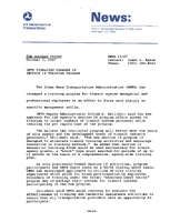 UMTA Finalizes Changes in Section 10 Training Program