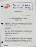 Secretary of Transportation Samuel K Skinner Speeches April 1990