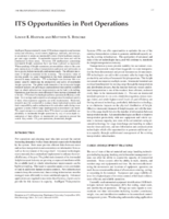 ITS opportunities in port operations