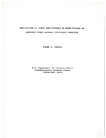 Application of Power Conditioning to HighVoltage DC Electric Power Systems for Flight Vehicles
