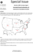 Special Issue  Weekly Traffic Volume Report Interstate Travel for Week No 15