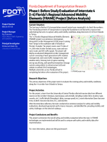 Phase I Before Study Evaluation of Interstate 4 I4 Floridas Regional Advanced Mobility Elements FRAME Project Before Analysis Summary