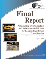 Automating Web Collection and Validation of GPS Data for Longitudinal Urban Travel Studies