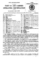 Part 40 Air Carrier Operating Certification