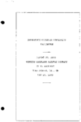 Interstate Commerce Commision Report of the Accident  Investigation Occuring on the WESTERN MARYLAND RAILWAY PEARRE MD