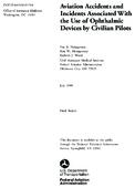 Aviation Accidents and Incidents Associated with the Use of Ophthalmic Devices by Civilian Pilots