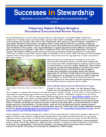 Successes in Stewardship  Preserving Historic Bridges through a Streamlined Environmental Review Process