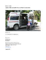 Aging in Place in Small Urban and Rural Communities