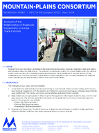 Analysis of the Relationship of Roadside Inspections on Large Truck Crashes Research Brief