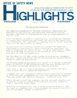 BRS News Highlights August 1972