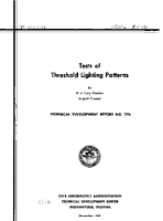 Tests of Threshold Lighting Patterns