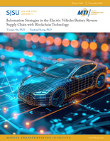 Information Strategies in the Electric Vehicles Battery Reverse Supply Chain with Blockchain Technology