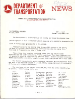 Department of Transportation News Urban Mass Transportation Administration DOT 9196