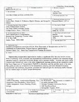 Travel Forecasting Guidelines