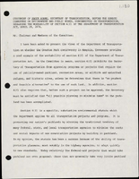 Statement of Brock Adams Secretary of Transportation Before the Senate Committee on Environment and Public Works Subcommittee on Transportation Regarding the Workability of Section 4f of the Department of Transportation Act