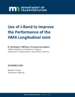 Use of JBand To Improve the Performance of the HMA Longitudinal Joint