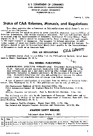 Status CAA Releases Manuals And Regulations