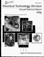 Chemical Technology Division Annual Technical Report 1996