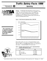 Traffic Safety Facts 1996 Speeding