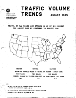 Traffic Volume Trends August 1985